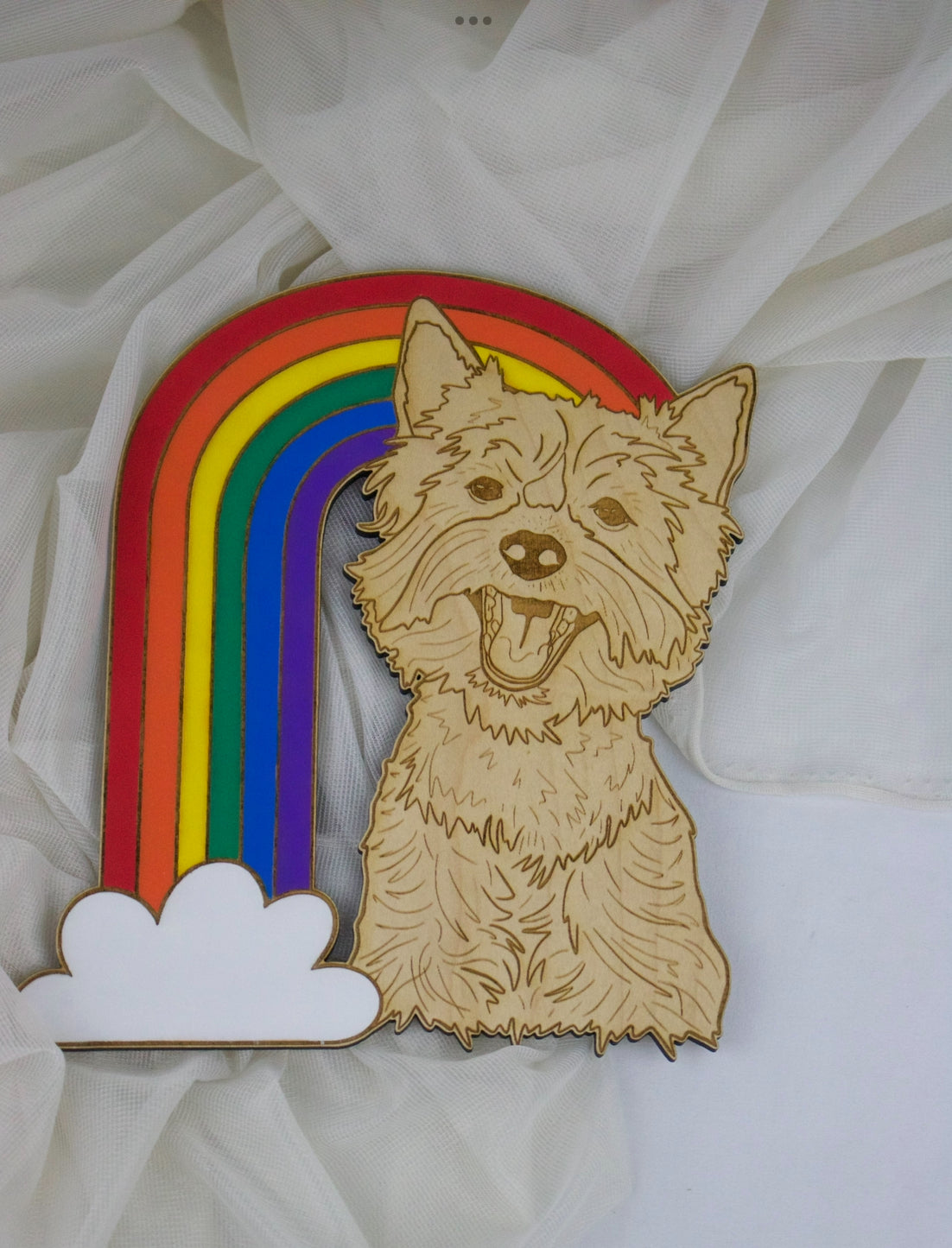 Custom Rainbow Bridge Pet Memorial