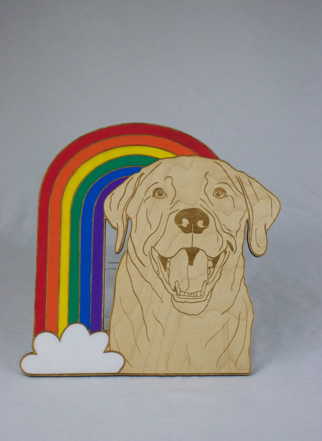 Custom Rainbow Bridge Pet Memorial