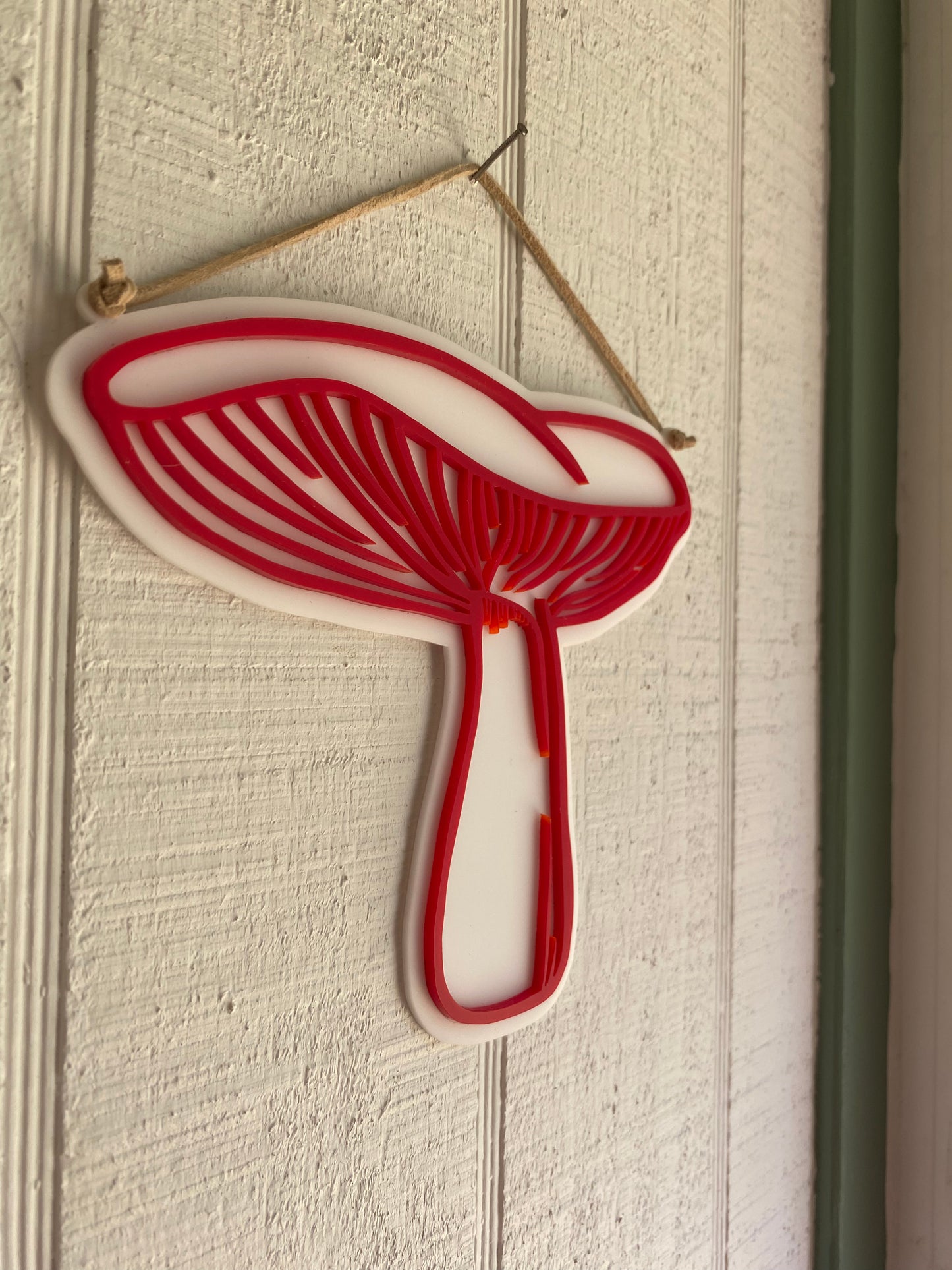 SALE: 6” Russula Acrylic Wall Hanging