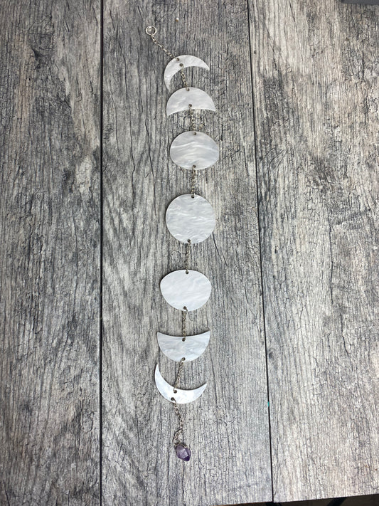 Pearl Moon Phase Chain Hangers