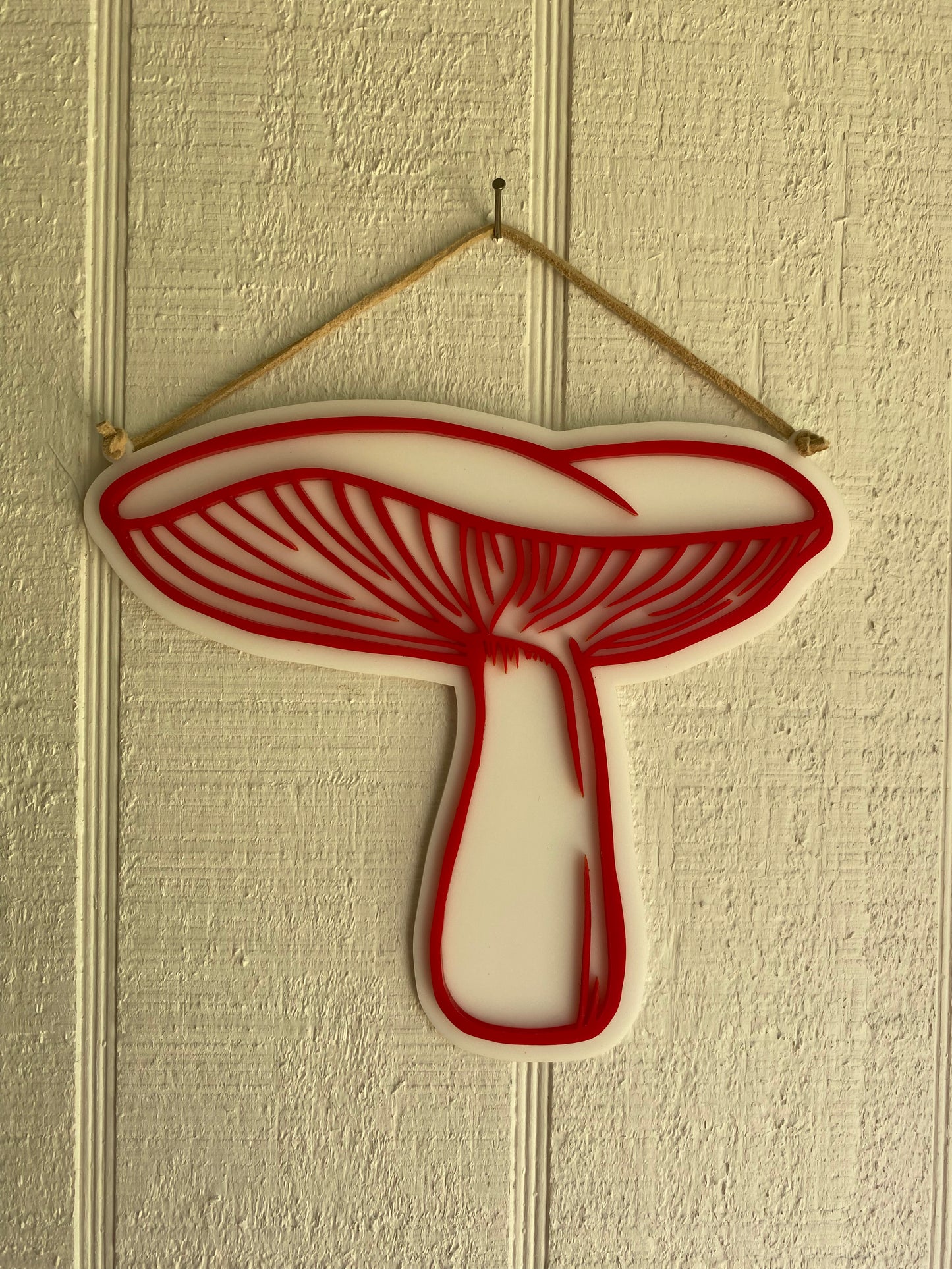 SALE: 6” Russula Acrylic Wall Hanging