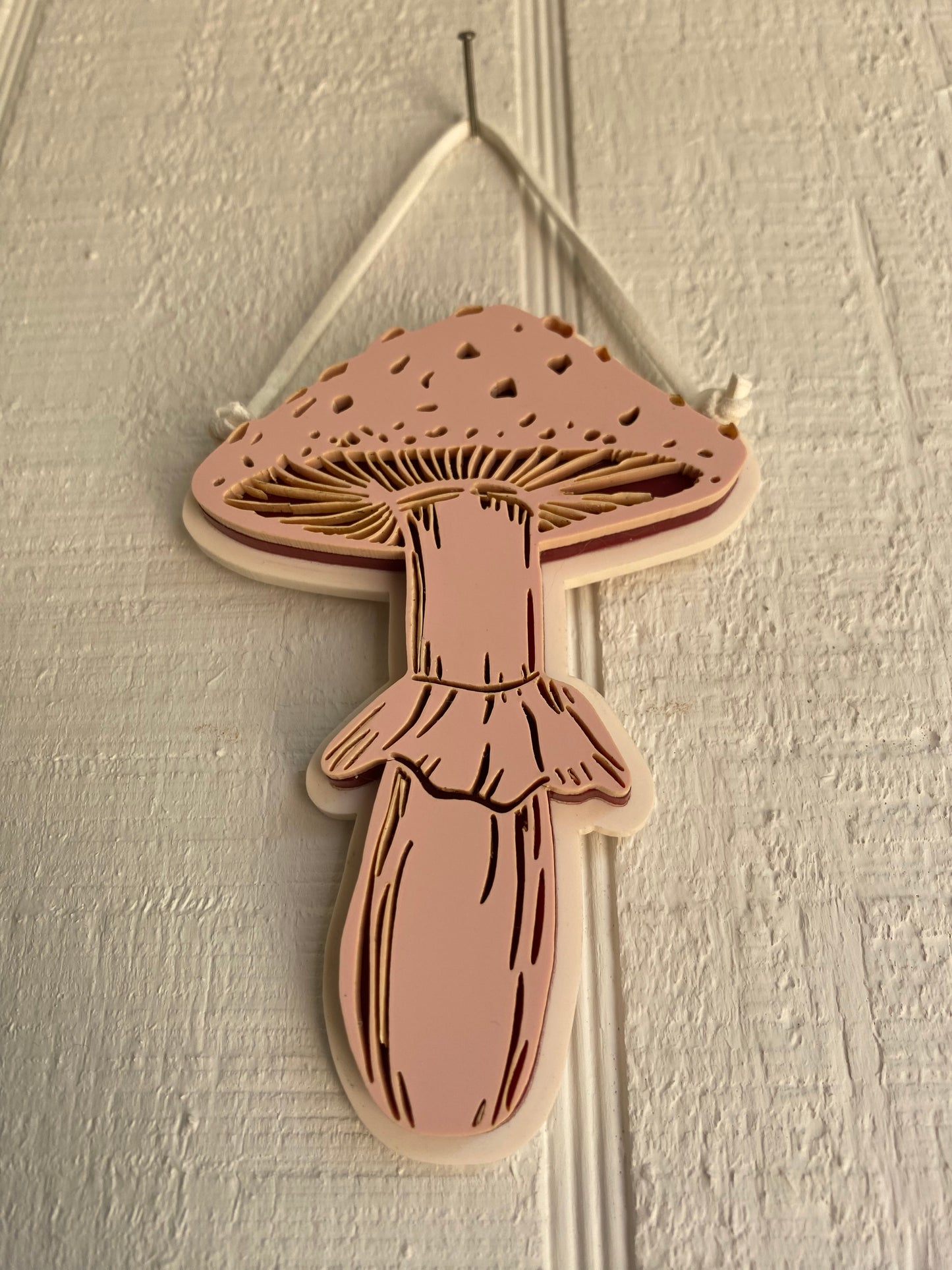 Mushrooms: 4” Amanita Acrylic Wall Hanging