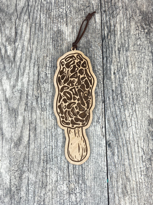 Mushrooms: 6” Morel Wood + Leather