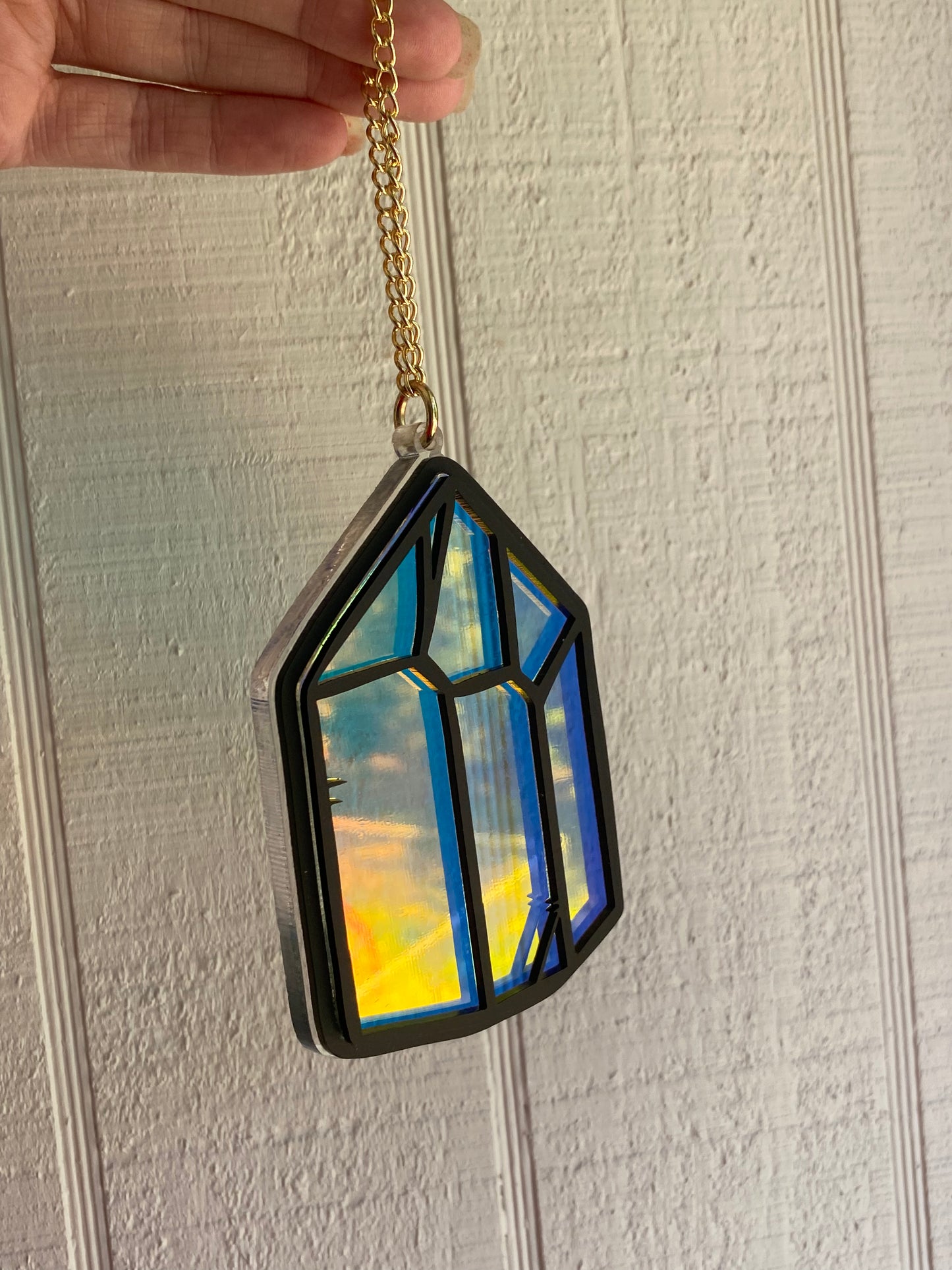 4” Crystal Rainbow Acrylic Suncatcher